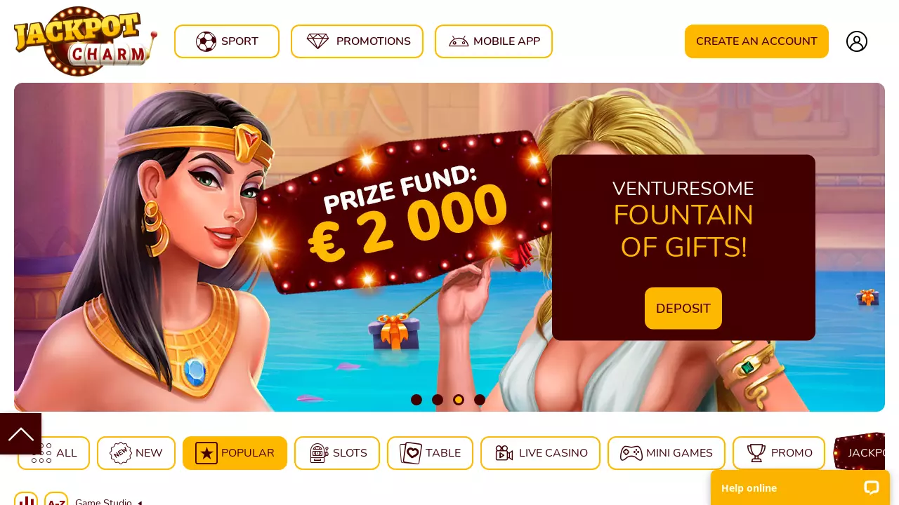 Jackpot Charm Casino