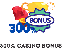 300% casino bonus