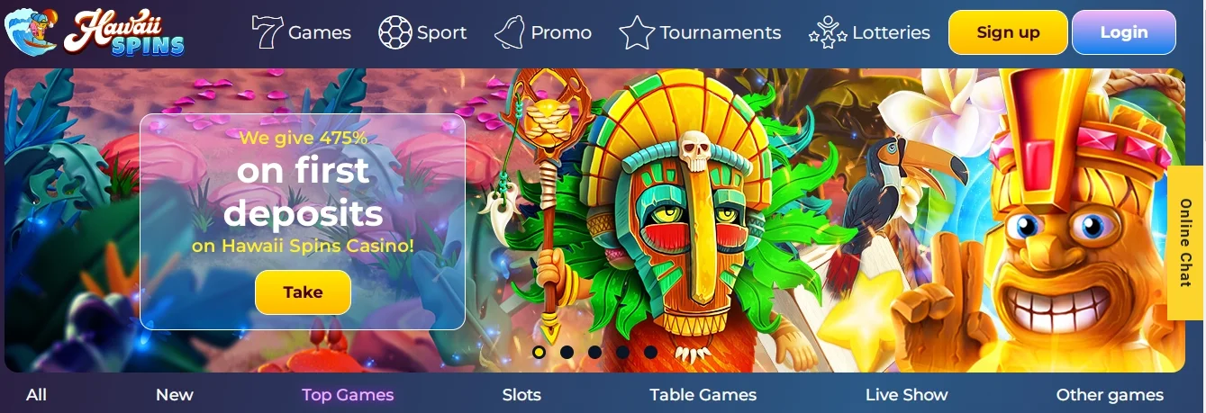 Hawaii Spins casino