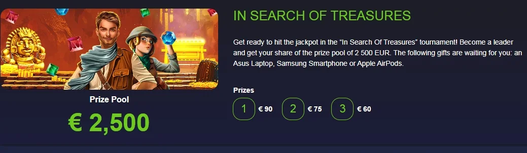 Papaya Wins online casino tournaments