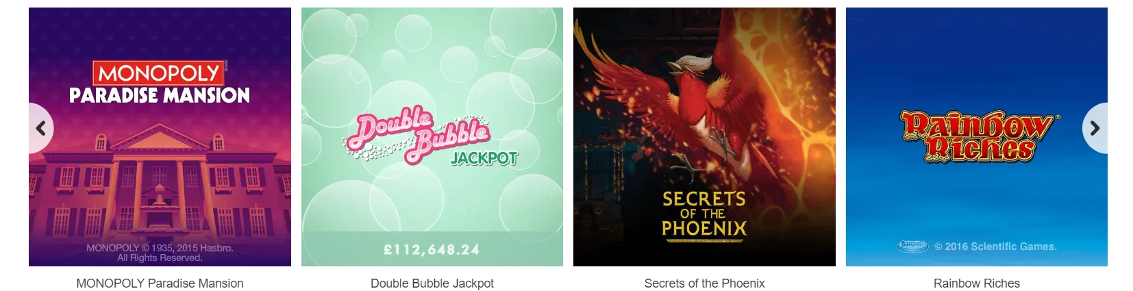 Monopoly casino slots