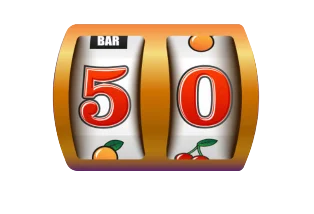 50 free spins register card