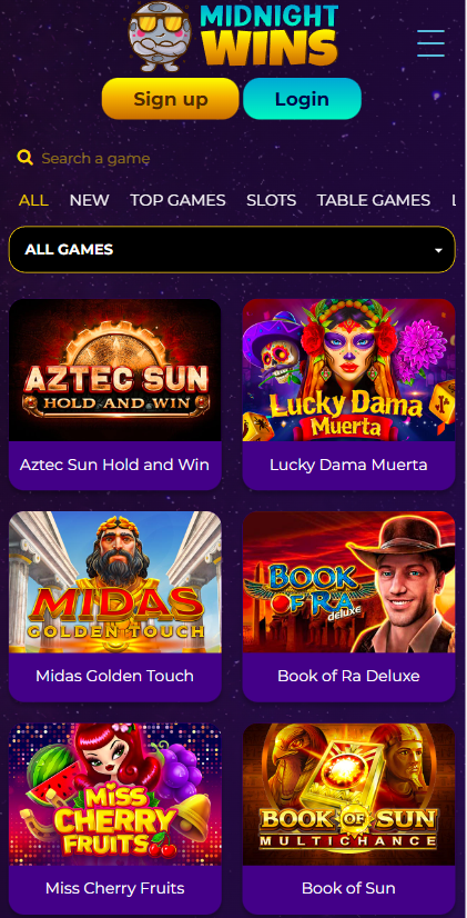 Midnight Wins mobile