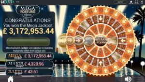 mega fortune wheel