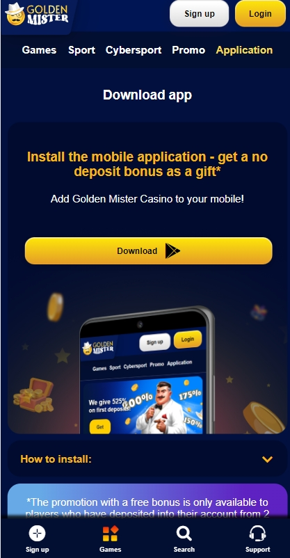golden mister mobile casino